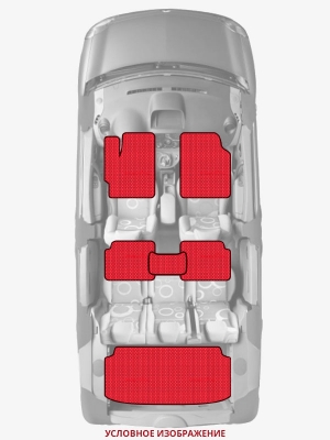ЭВА коврики «Queen Lux» комплект для Audi Q8